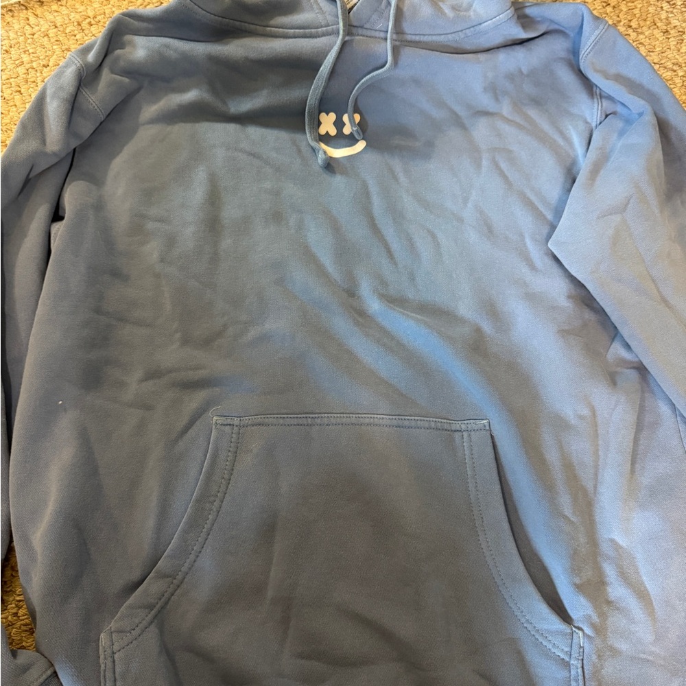 Blue Casual Sweatshirt with Cozy Fit